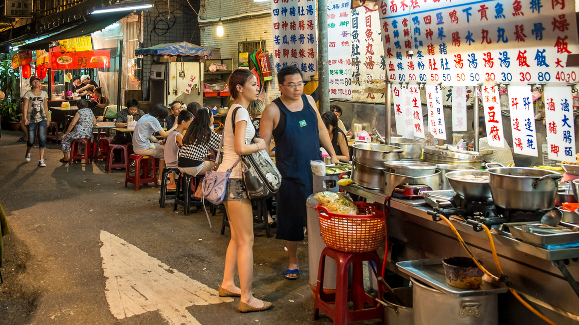 Taipeh Lin Jiang Nachtmarkt