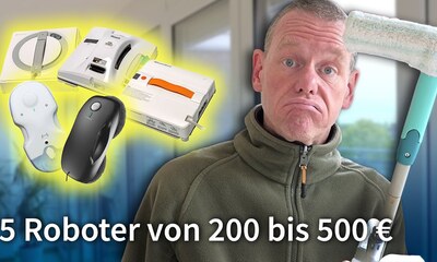 Praxistest: Fünf Fensterroboter zwischen 200 und 500 €