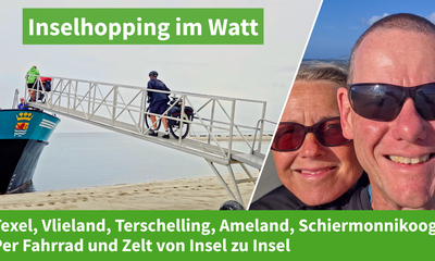 Inselhopping: per Fahrrad und Zelt über die niederländischen Inseln
